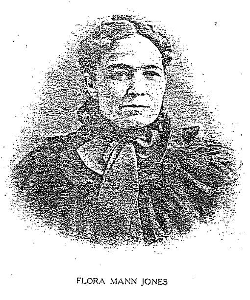 Flora Mann Jones, whom the town of Flora was named after.